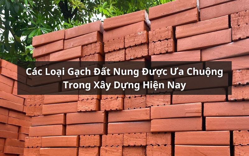 các loại gạch đất nung