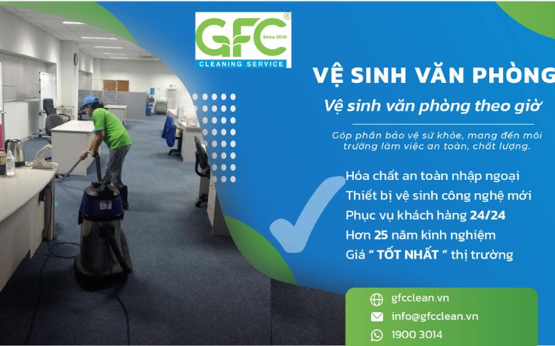 dịch vụ vệ sinh văn phòng gfc