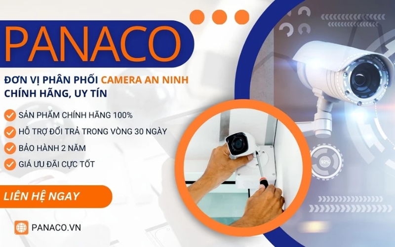 đơn vị kinh doanh camera chính hãng panaco