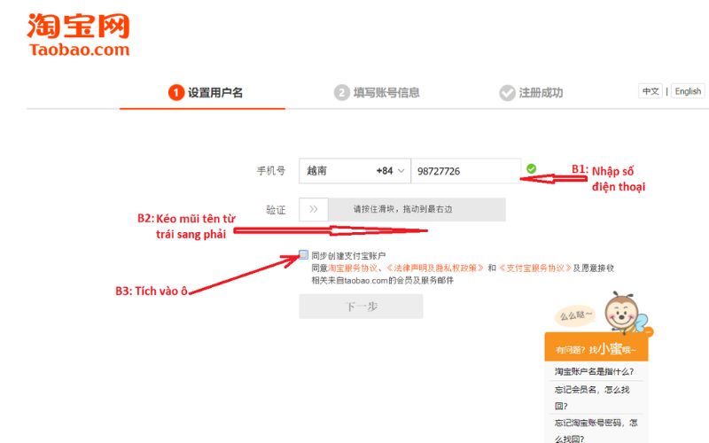 Đăng ký tài khoản trên các sàn thương mại điện tử
