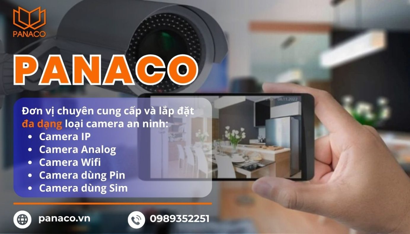 Công ty phân phối camera an ninh chính hãng PANACO