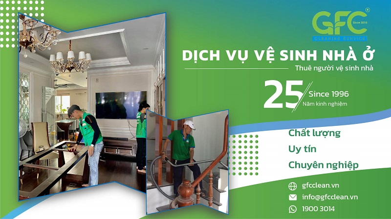 Dịch vụ dọn dẹp nhà cửa trọn gói GFC Clean
